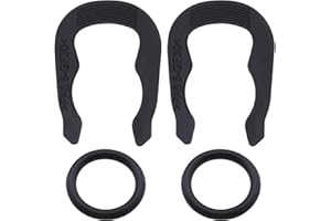 ECSiNG 2PCS U-Clips & 2PCS O-Rings for Coolant Temperature Sensor Part Number 032121142 N90316802 Automotive Replacement Parts Black