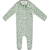 Copper Pearl Zip-up Footie Wade