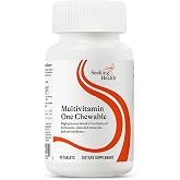 Seeking Health Optimal Multivitamin Chewable - 60 Tablets | Supports Energy Production, L-5-MTHF with Vitamin B12 and D3, Includes Antioxidant Ingredients for Immune System Health*