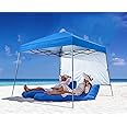 ABCCANOPY Stable Pop Up Beach Tent with Backpack Bag, 8 x 8 ft Base / 6 x 6 ft Top, Royal Blue