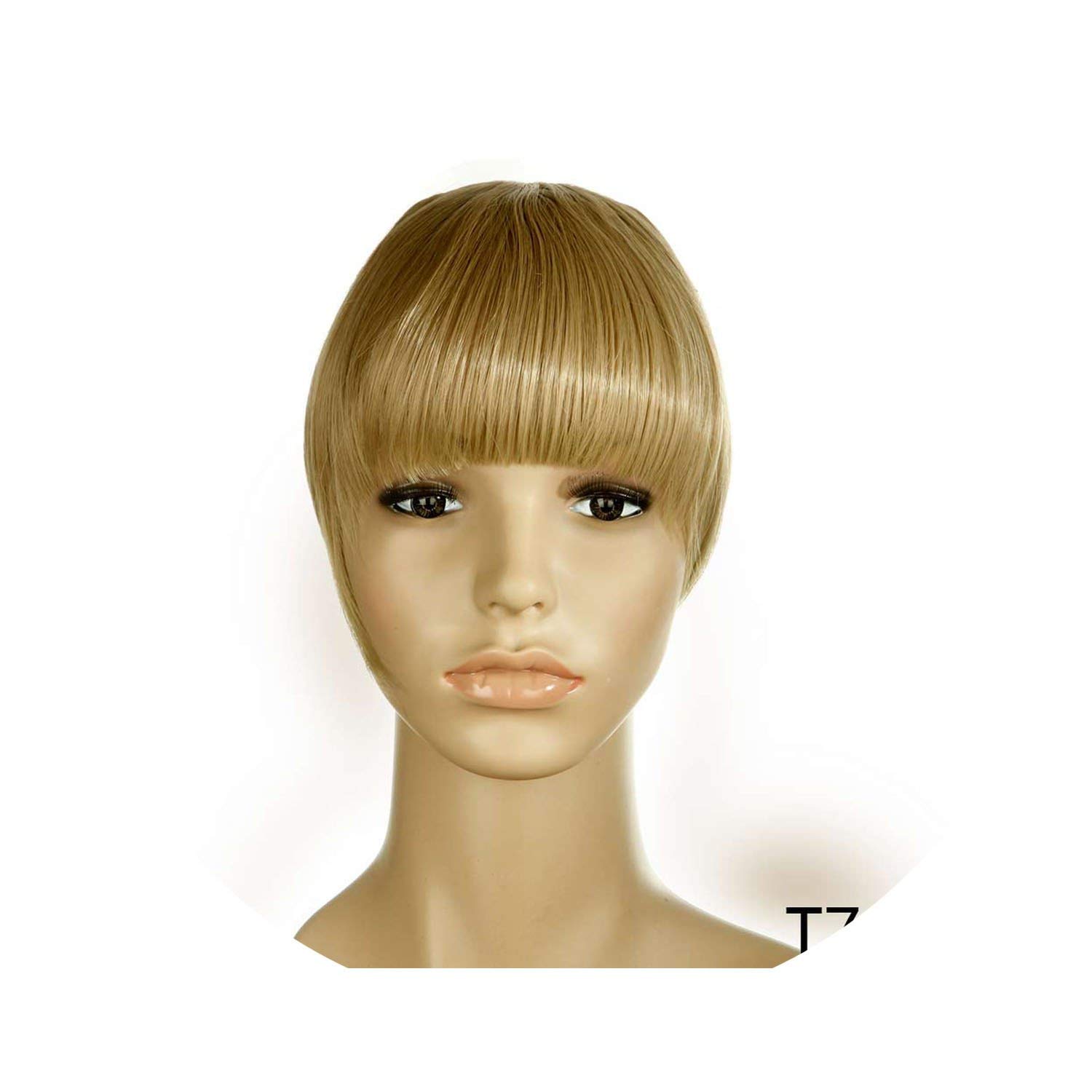 Amazon Com 8inch Synthetic Blunt Bang Clip In Hair Extension