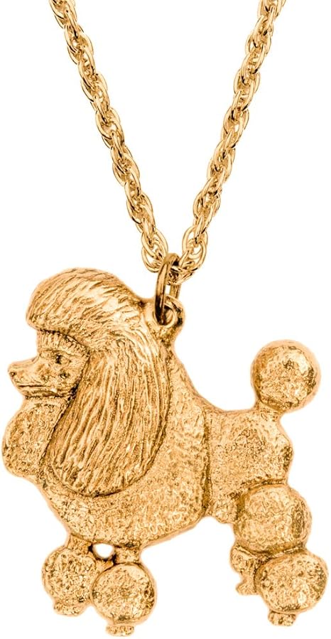 Amazon Co Jp プードル スタンダード ライオンカット イギリス製 アート ドッグ ペンダント ネックレス コレクション ホビー