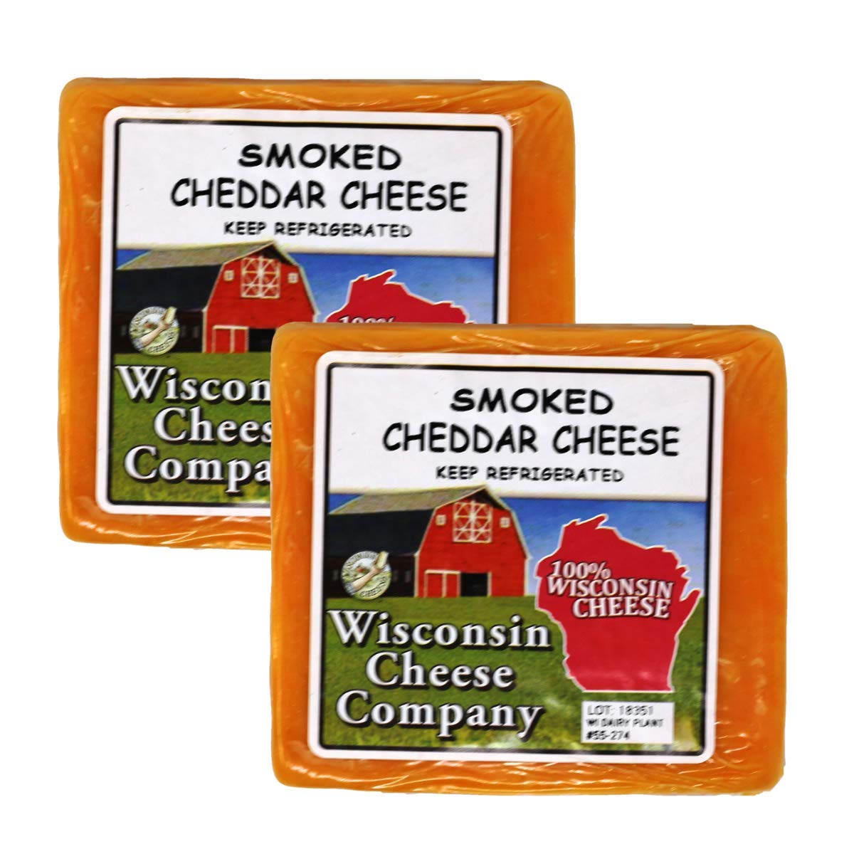 WISCONSIN CHEESE COMPANY'S Smoked Cheddar Cheese Blocks