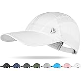 YANIKY Quick-Dry Running Hat for Men & Women Cooling Hat UPF 50+ Thin Baseball Cap Lightweight Breathable Mesh Sport Hats