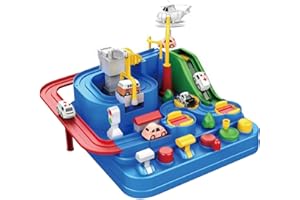 Car Puzzle Track Set - Toys for Preschool, Fun Learning | Boys and Girls 3-8 Years, Car Parking, Educational Racing