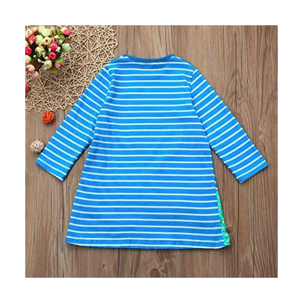 Kollmert Kids Autumn Clothes Toddler Baby Girl Horse Embroidery Princess Party Dress - Image 5