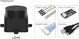 youyeetoo FHL-LD19 Lidar Sensor 12M 360° ROS/ROS2 SDK Raspberry Pi Robot Drone view 8