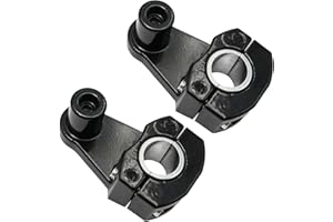 Aynaxcol Handlebar Riser Universal 7/8" 22mm/1 1/8" 28mm Bars Mount Bracket Clamp Motorcycle Handlebar Clamp Risers Replaceme