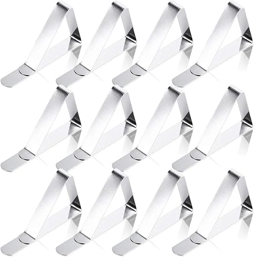Amazon Com Kalevel 12pcs Tablecloth Clips Picnic Table Clamps