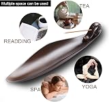 Moylor 9" Ceramic Incense Stick Holder with 3 Holes - Brown view 2