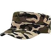 XYIYI Unisex Cotton Basic Cadet Army Cap Everyday Military Style Hat