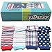 juDanzy 4-pack baby & toddler leg warmers gift set for boys & girls (One Size (12 pounds to 10 years), Nautical 4-Pack)