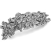 Metal Barrettes Flower and Butterfly Hairpin Large Hand Crafted Fashion Hair Clips Headwear for Woman