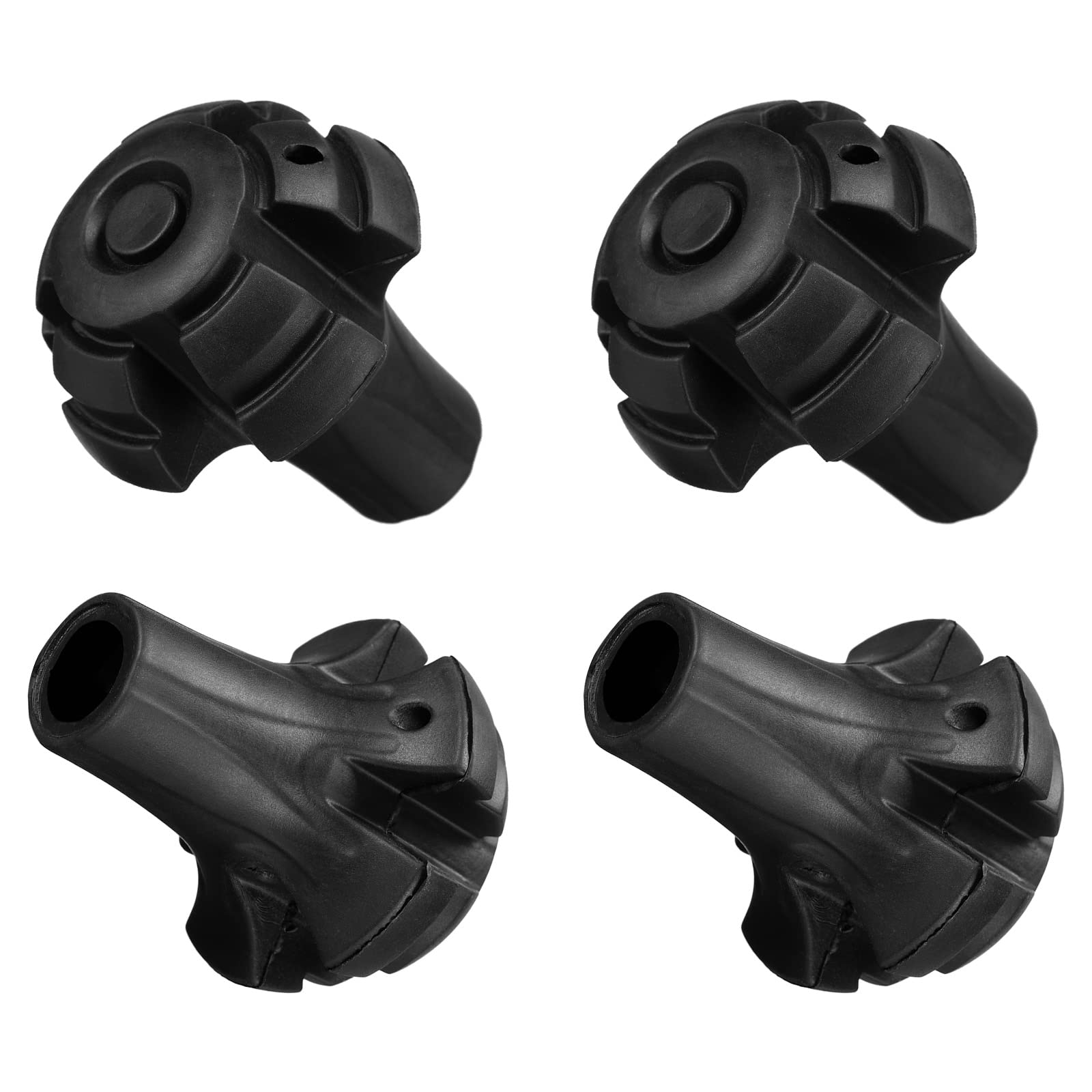 PATIKIL Trekking Pole Accessories, 4Pcs Spherical Walking Stick Tip Protectors Replacement for Outdoor Hiking Climbing Ski