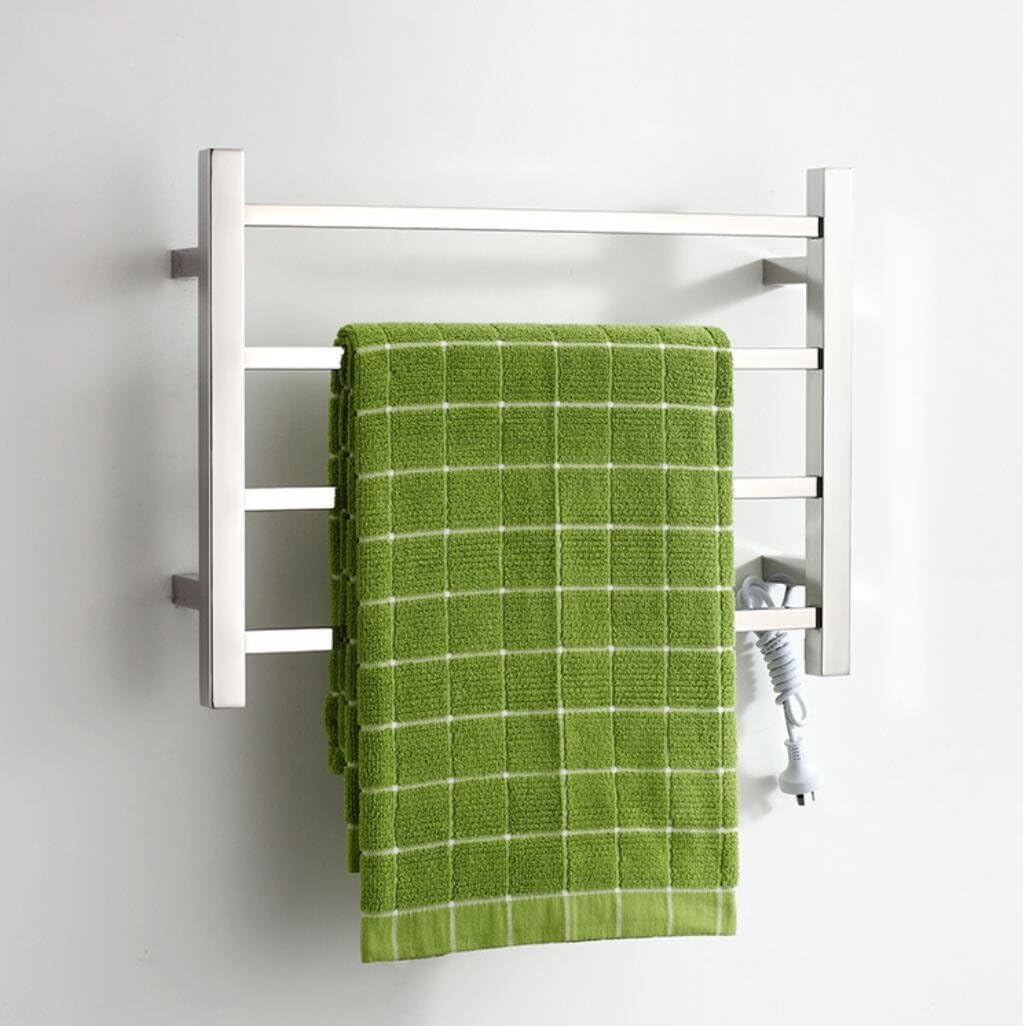 FANGYAO Square Pipe Wall Mounted Stainless Steel Electric Heated Towel Rail/Bathroom Radiator /Towel Warmer 9023