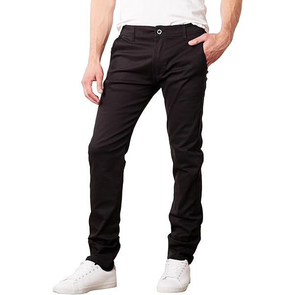 Galaxy by Harvic Slim Fit Men's Stretch Chino Pants (30X30, 800