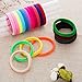 20 Pieces Large Stretch Hair Ties Bands Ponytail Holders Headband for Thick Heavy and Curly Hair (Multicolor)