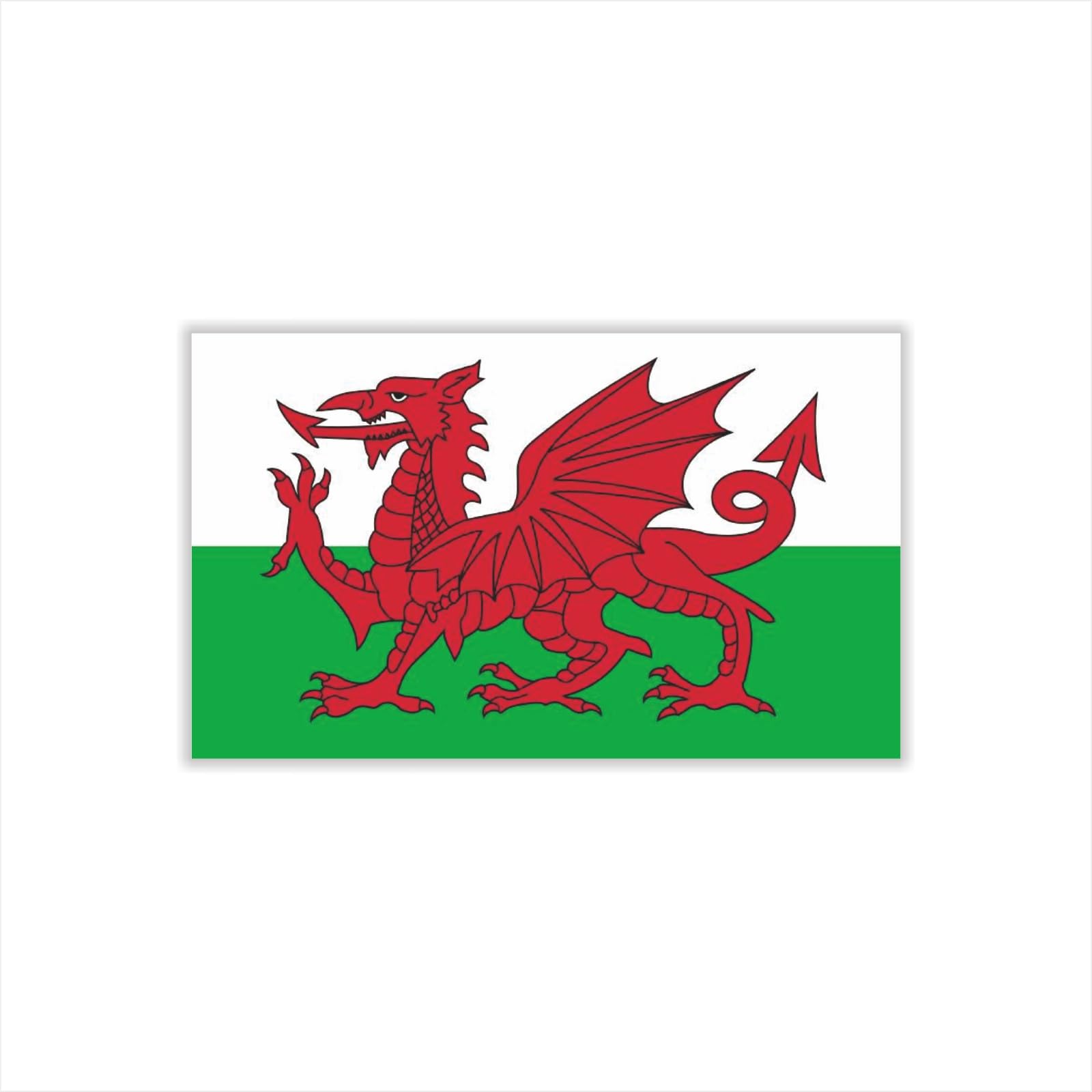 Womaha 30 Sheets Welsh Flag Temporary Tattoos World Cup European Cup Football Face Tattoo Stickers