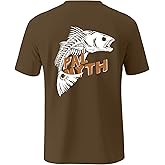 Palmyth Fishing Shirts for Men Short Sleeve T-Shirt UPF 50+ Sun Protection UV Tee