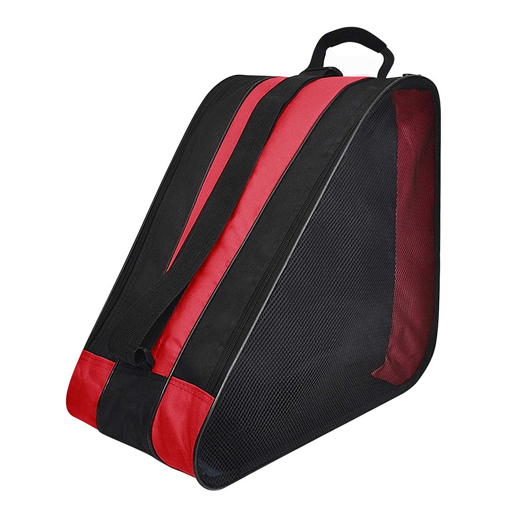 TINAYAUE Unisex Ice Skate Bag Roller Skate Storage Bag Skating Tote Bags Sports Shoulder Backpack Portable Inline Skates Carry Bags Shoes Carrier Pouch Organizer for Kids Adults