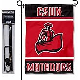 Cal State Northridge Matadors Garden Flag with Stand Holder