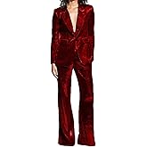 Sequins Women Suits Set Blazer Ladies Wedding Tuxedos Party Wear Suits
