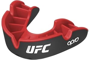 OPRO Silver Level Adult and Youth Sports Mouthguard With Case, Gum Shield Featuring Revolutionary Fitting Technology for Hock