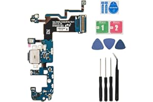 UYGHHK Replacement Charging Port USB Dock Connector Assembly Flex Cable with Tool Kit for Samsung Galaxy S9 G960U 5.8" (Not for 6.2" S9+ G965U) SM-G960U