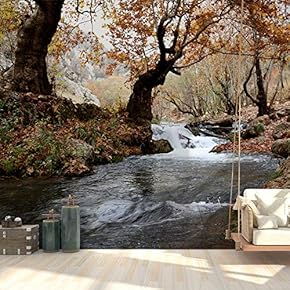 Wall Mural Landscape Removable Wallpaper Wall Sticker for Bedroom Living Room - 66x96 inches