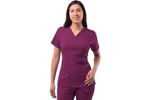 ADAR UNIFORMS Adar Pro Scrubs for Women - Elevated V-Neck Scrub Top