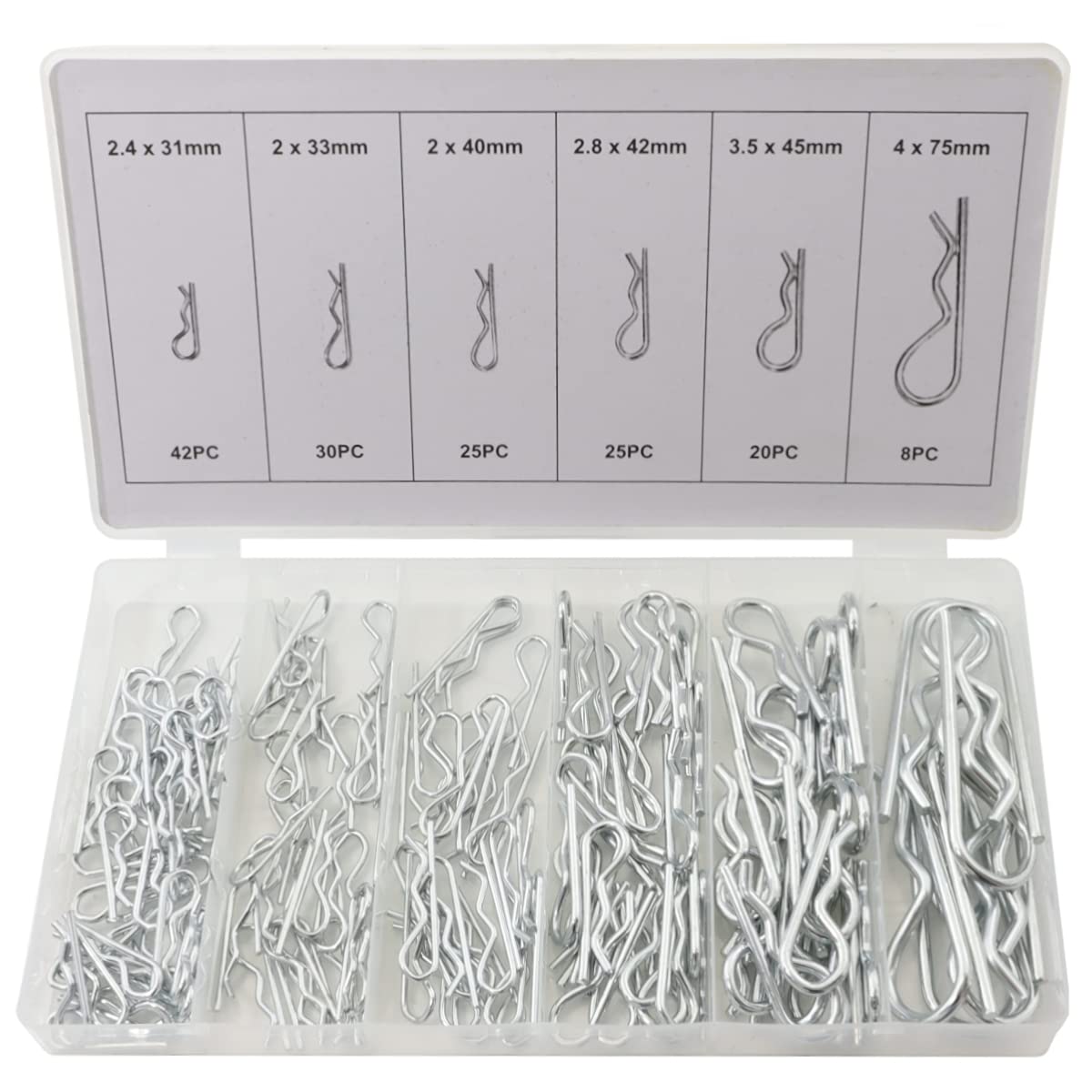 Toolzone 150pc Hair Pin Assortment (R Pins)
