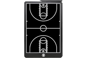 GENERIC Basketball Coaching Board, 16 Inch LCD Coach Clipboard, Basketball Marker Training Equipment Accessories with Pen