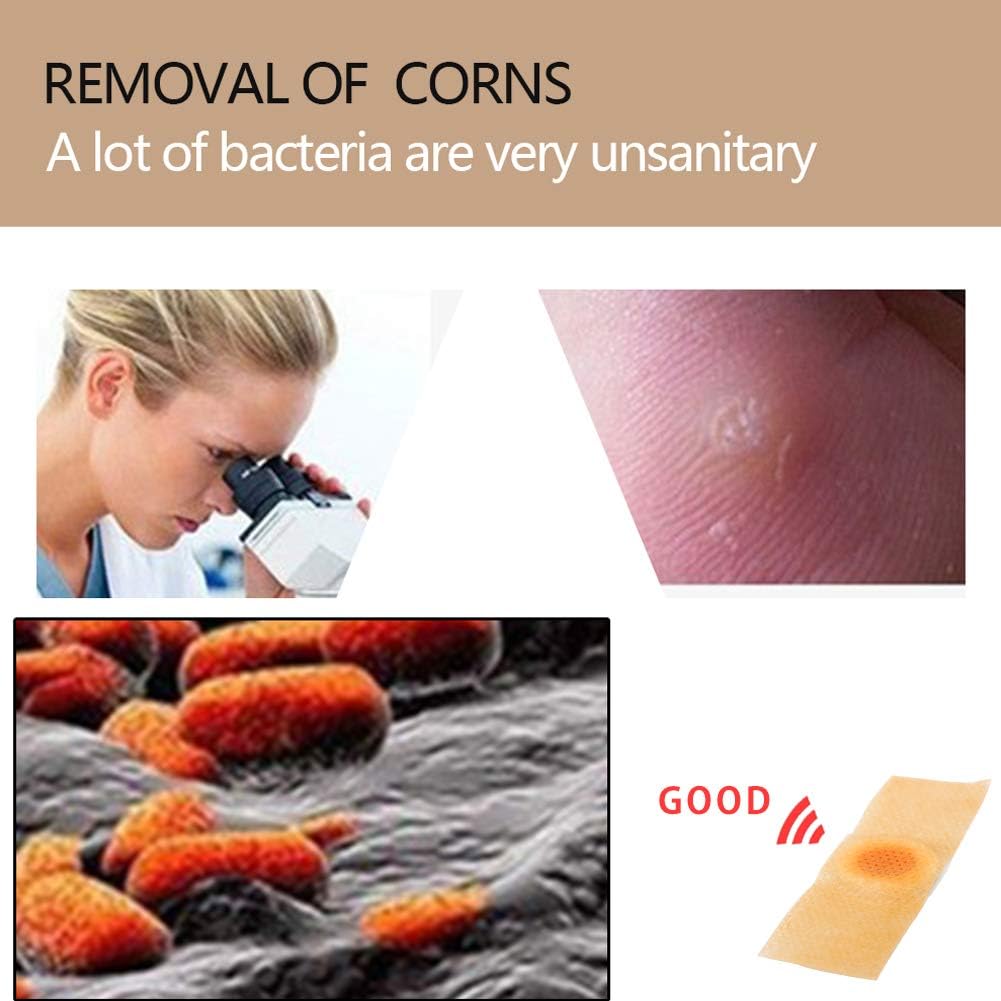Wart Remover, Wart Removal Plasters Pad, Foot Corn Removal Plaster with Hole, Feet Callus Remove, Soften Skin Cutin Sticker Cure Toe Protector, Relief Pain Removal Warts Plaster 24 Pcs/Box: Health & Personal Care