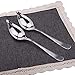 IMEEA Saucier Drizzle Gravy Spoon for Dressing Decorating with Tapered Spout SUS304 Stainless Steel 8.8inch, Set of 2