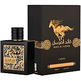 Lattafa Qaed Al Fursan - Oriental, Fruity, Fresh, Amber Wood - Eau de Parfum Long-Lasting Fragrance for Unisex, 3.40 Ounce / 100 ml