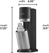 SodaStream Duo Sparkling Water Maker with 2x 1L Bottles Black view 8