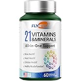 Multivitamin for Women & Men - Mens & Womens Multivitamin for Bone, Skin & Immune Health Support, 21 in 1 Multivitamins Supplement, Multivitamins with Gluten & Allergen Free, Non GMO, 60 Capsules