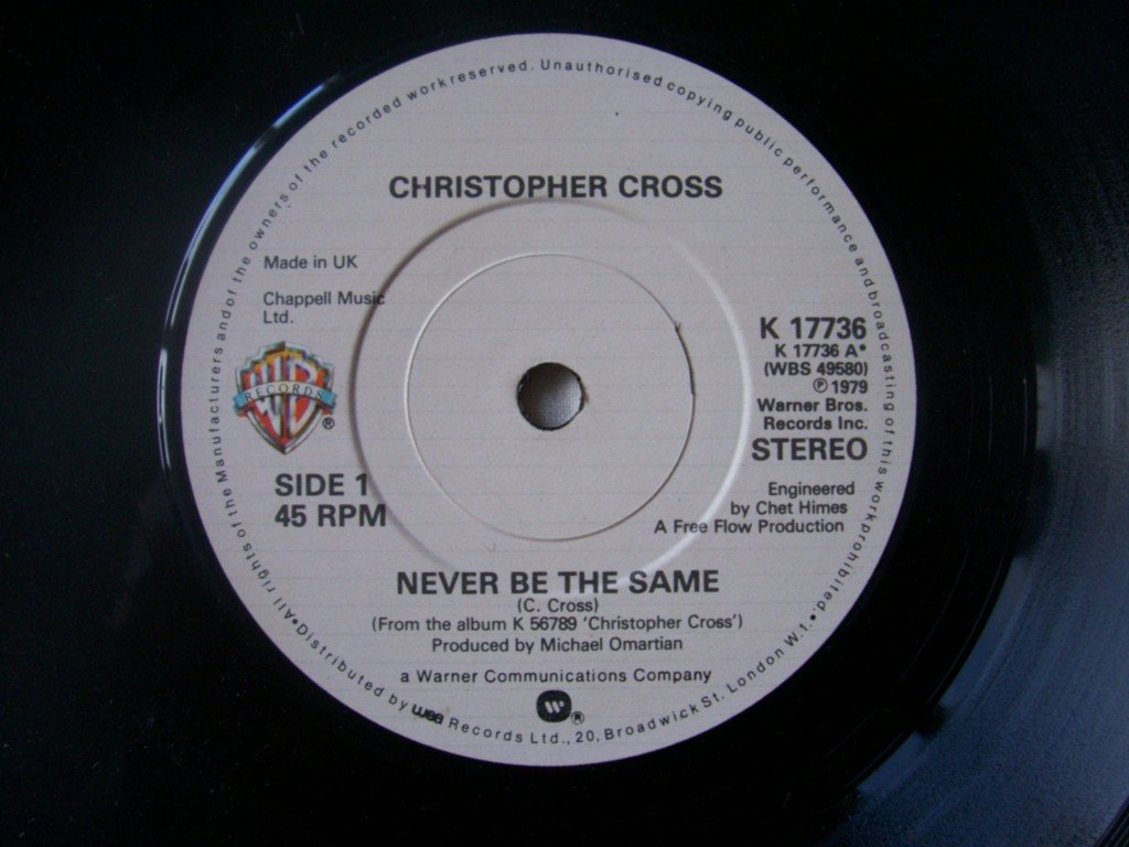 Christopher Cross Never Be The Same CHRISTOPHER CROSS Never Be The Same 7" 45: Amazon.de: Musik