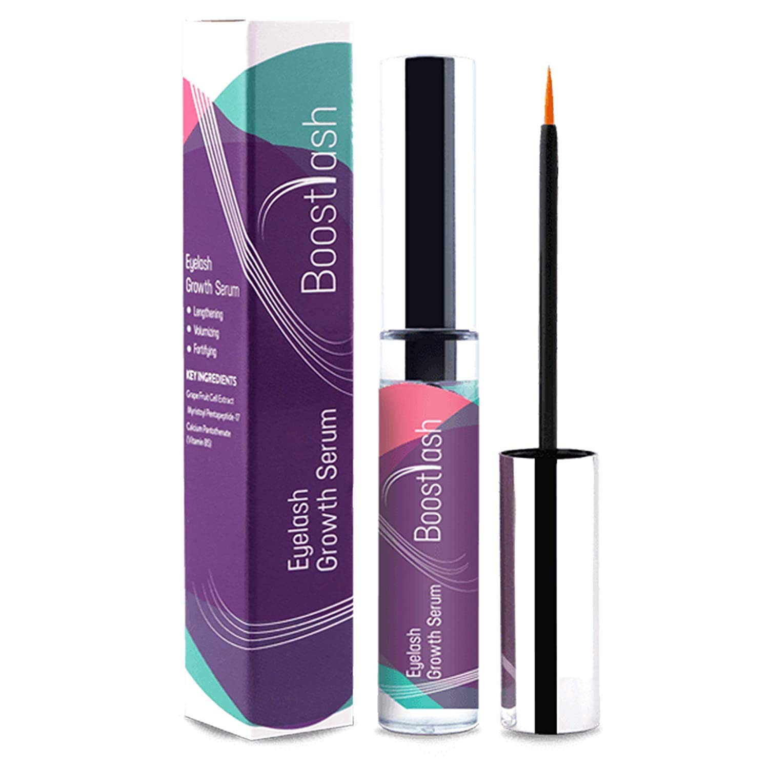BoostLash Eyelash Growth Serum 7.5 ML Gives You Longer Thicker Fuller & 3X Healthier Lashes (in 30 Days), Proudly Made in USA. Premium Quality Ingredients Using Grape Stem Cell