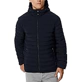 32 DEGREES Men's Stretch Matte Down Jacket (Black, X-Large)