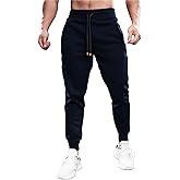 Fioboc Weekend Performance Joggers for Men Sweatpants with Zipper Pockets Athletic Jogger Mens Workout Pants M-3XL