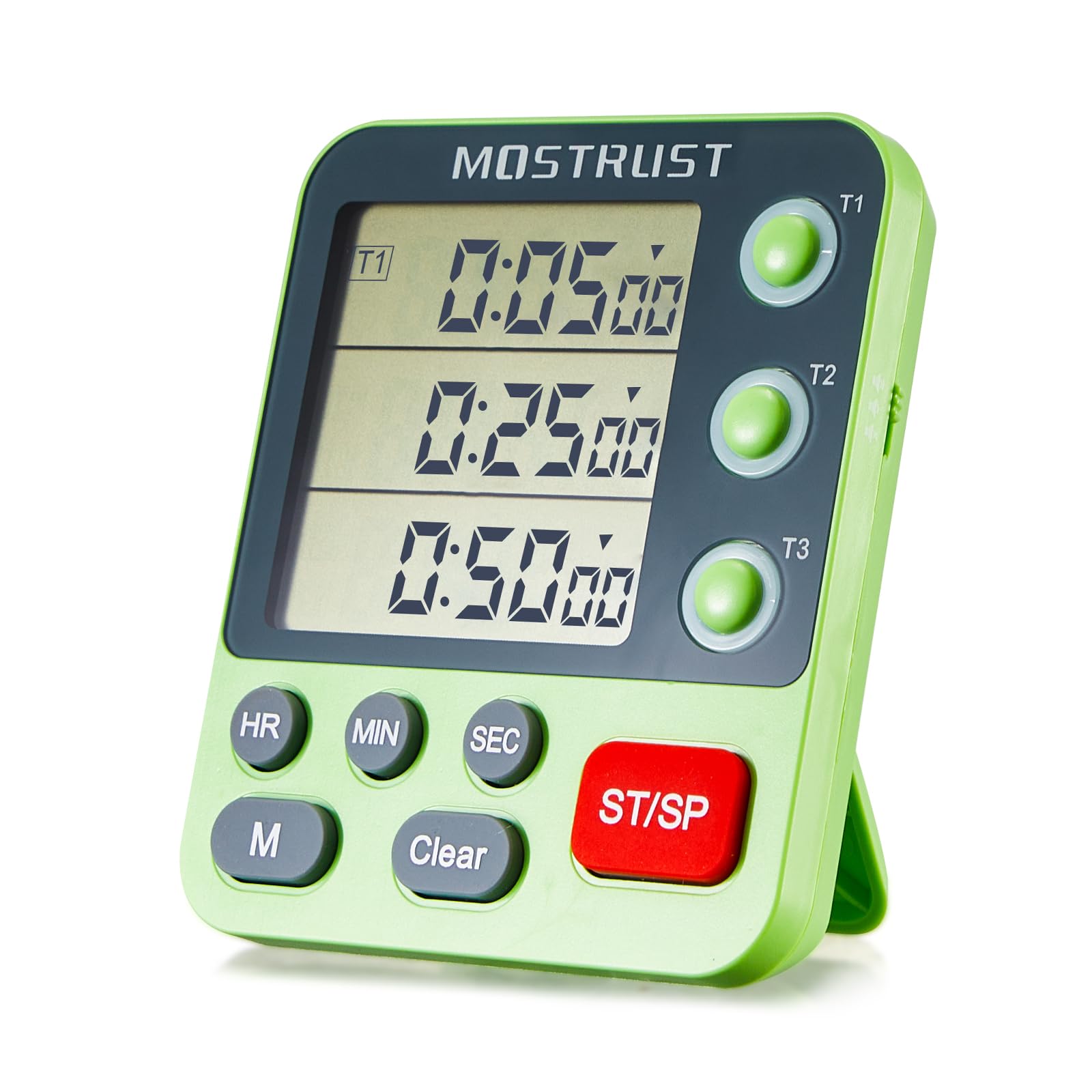 Digital Dual Kitchen Timer, 3 Channels Count