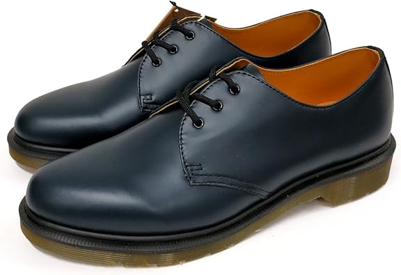 Amazon ドクターマーチン 3eye Shoe 1461pw 3ホール シューズ ネイビー メンズシューズ Uk6 シューズ
