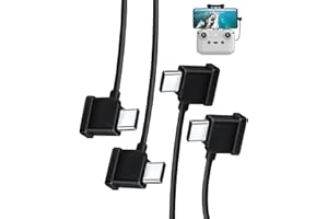 LKTOP 𝟮𝗣𝗰𝘀 RC-N1/N2/N3 RC Cable for DJI RC-N3/N2/N1 Controller, 6.3 in USB C to USB C Cable, USB Type-C Connector for DJI Mini 4/3/2 Series, Mini 4K, Air 3/Air 2S/Mavic Air 2, Mavic 3 Series, Neo