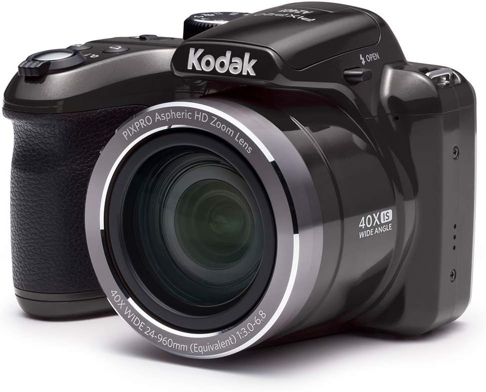 Kodak PIXPRO Astro Zoom AZ401-BK 16MP Digital Camera with 40X Optical Zoom and 3" LCD (Black) - Image 3