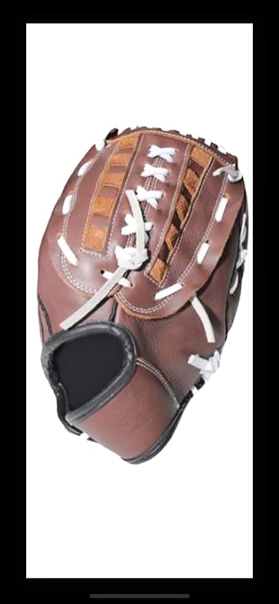 black softball glove