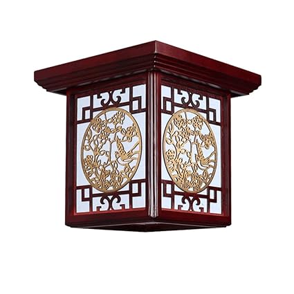 Amazon Com New Chinese Ceiling Lamp Creative Modern Solid Wood