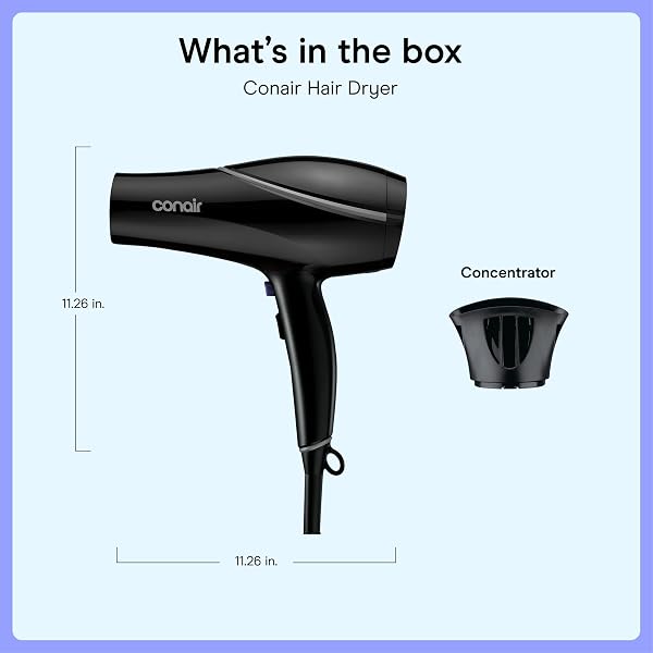 CONAIR CRYSTAL INFUSED CERAMIC HAIR DRYER