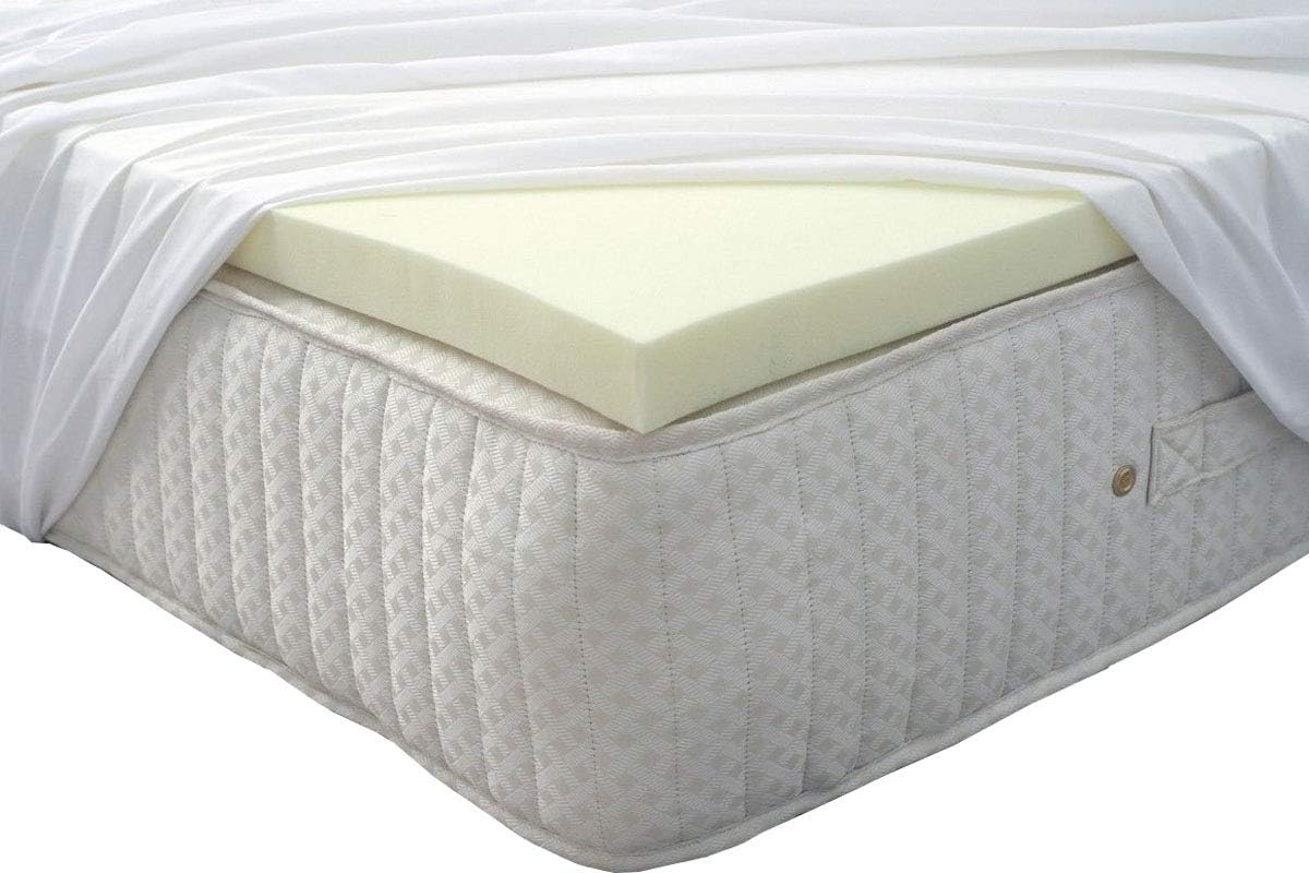Chiltern Homes 100% Classic Memory Foam Mattress Topper Orthopedic Thickness (King, 2.5cm (1"))