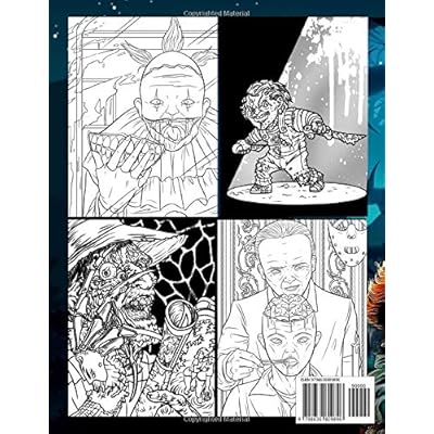 Buy Freak Of Horror Coloring Book Scary Creatures And Creepy Serial Killers From Classic Horror Movies Halloween Holiday Gifts For Adults Kids Paperback March 26 2020 Online In Italy B086fxlh12